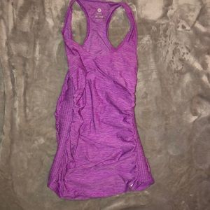 Purple Heather racerback tanktop